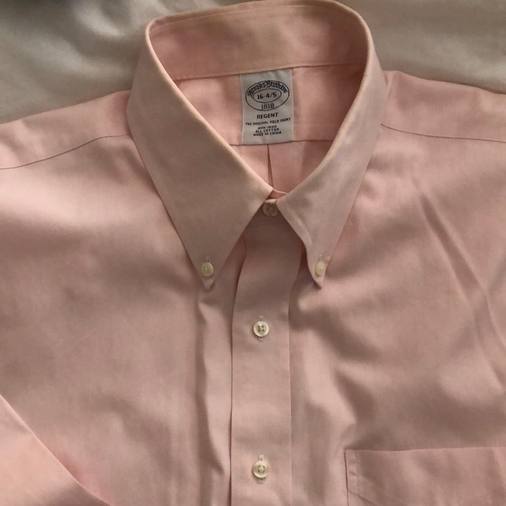 Brooks Brothers slim fit, non-iron dress shirt, size 16 4/5